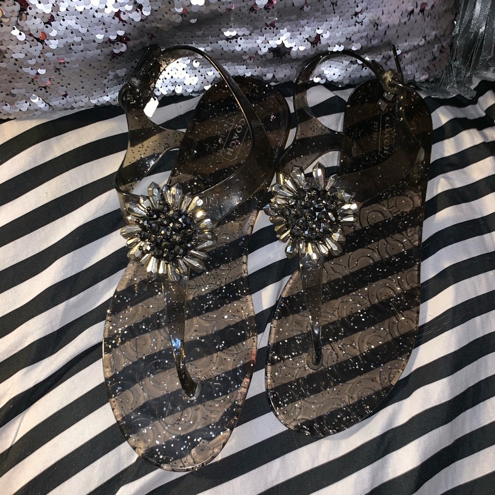 Jelly Coach Sandals